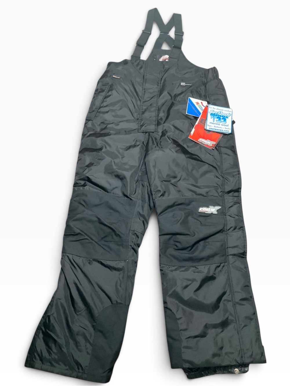 Castle X Race wear Men's Performance Snow Bib Water-Resistant overalls NWT